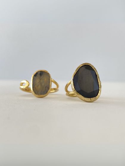 Anillos con piedras naturales